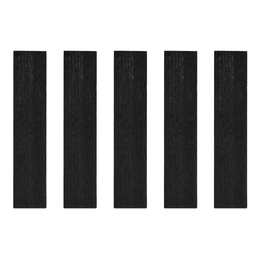 Hanboost 5pc Ceramic Fiber Oil Stone Whetstone Strips for Deburring, Smoothing and Polishing