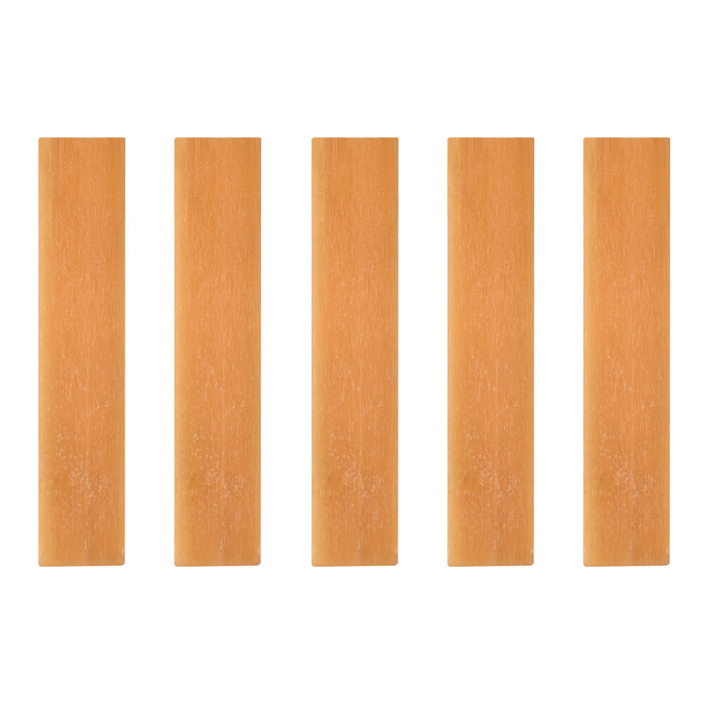 Hanboost 5pc Ceramic Fiber Oil Stone Whetstone Strips for Deburring, Smoothing and Polishing