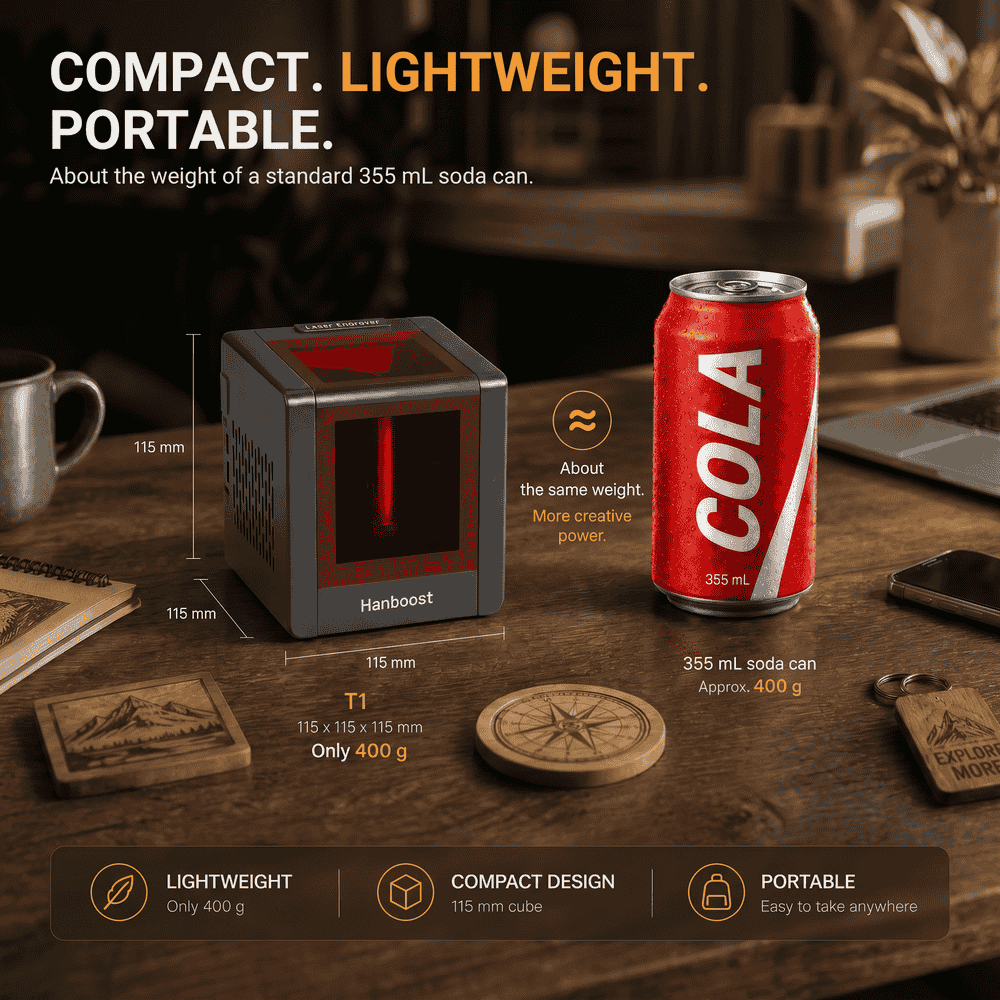 T1 Mini Laser Engraver — VIP Reservation ($1 Deposit)
