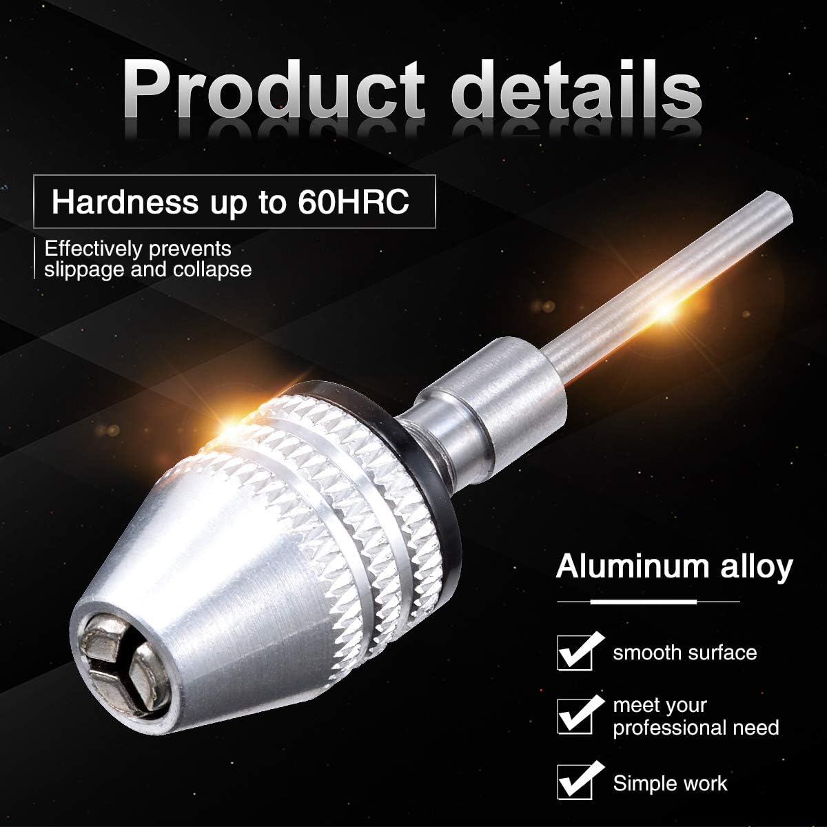 Hanboost 2.35mm Drill Chuck Quick Change Adapter for Rotary Tool