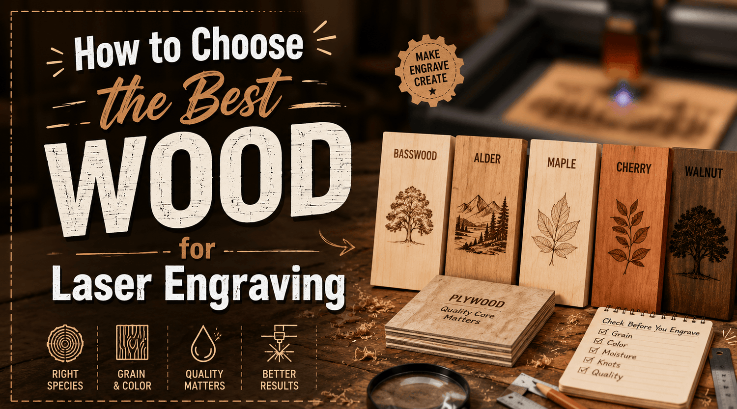 How to Choose the Best Wood for Laser Engraving