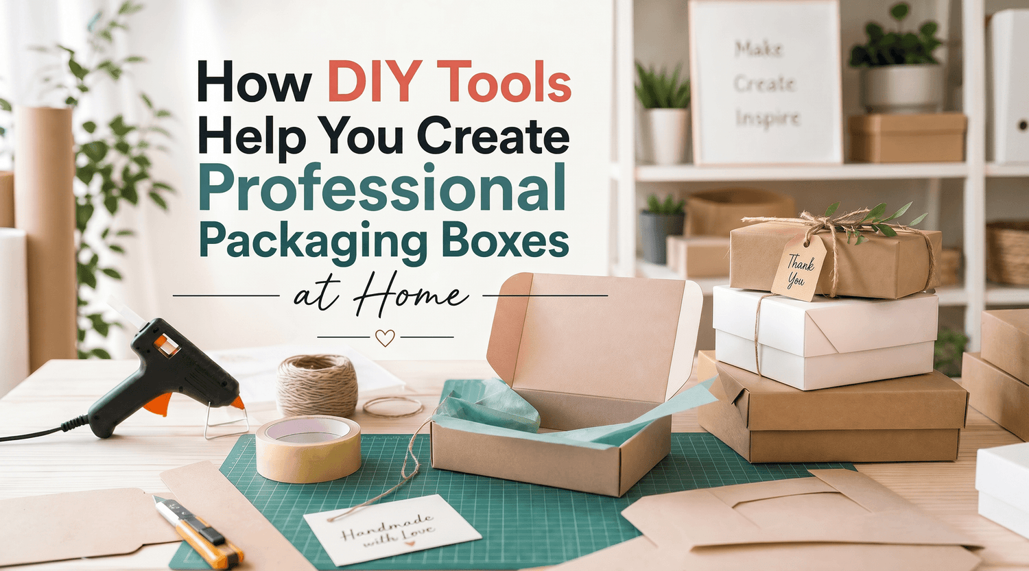 How DIY Tools Help You Create Professional Packaging Boxes at Home