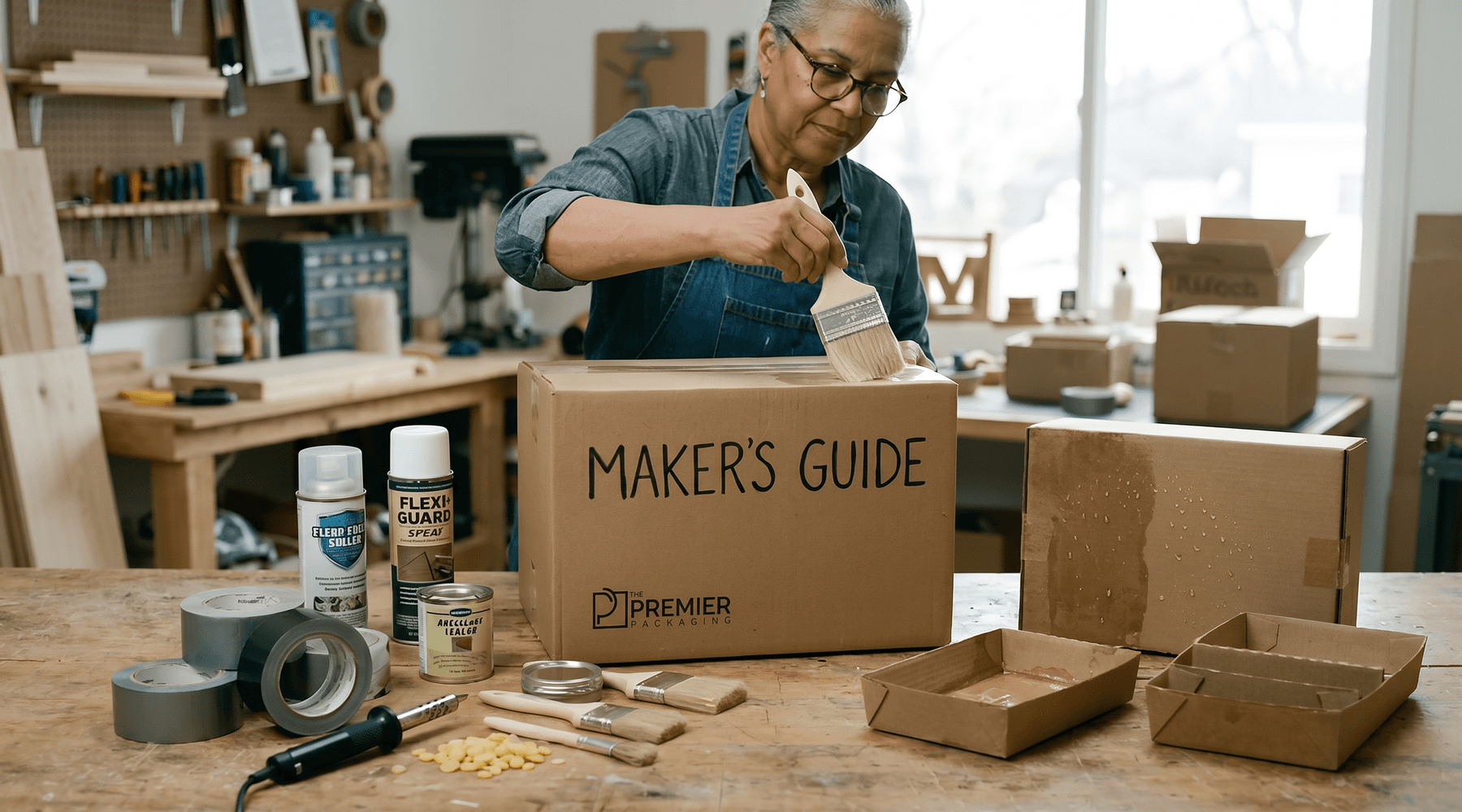 The Maker’s Guide to Waterproofing Cardboard