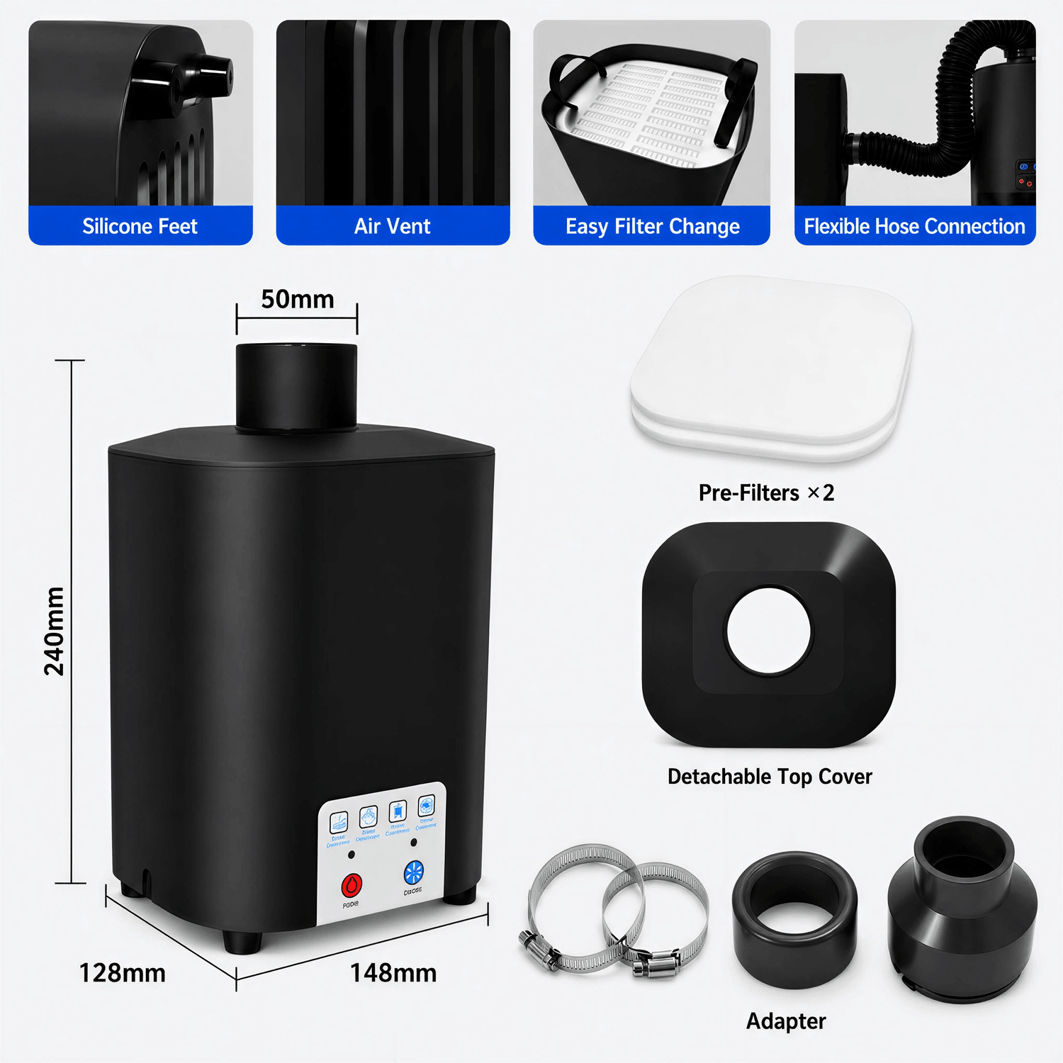Hanboost Portable Fume Extractor for Laser Engraver