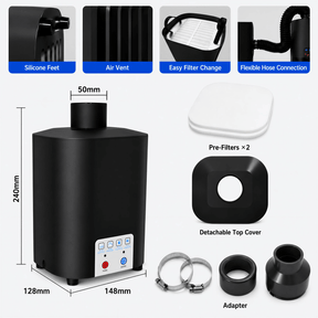 Hanboost Portable Fume Extractor for Laser Engraver