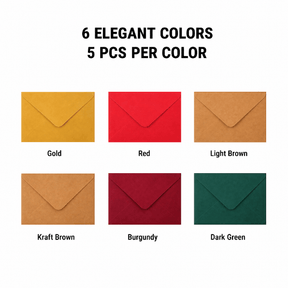 Hanboost 30pc Personalized Gift Envelope Pack for Laser Engraving & DIY Crafts