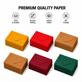 Hanboost 30pc Personalized Gift Envelope Pack for Laser Engraving & DIY Crafts