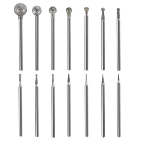 Hanboost 14pc Ball Shape Carving Set for Rotary Tool