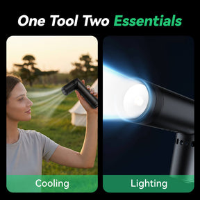 Hanboost 2 In 1 Foldable Handheld Fan