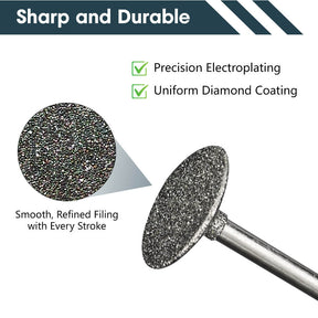 Hanboost 12Pcs Diamond Burs Grinding Kit for Caving Stone,Jade,Glass and  Jewelry
