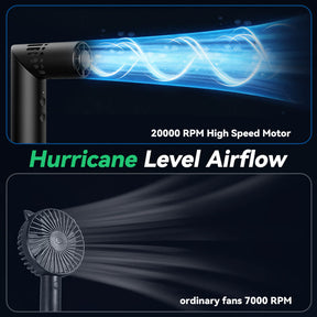Hanboost 2 In 1 Foldable Handheld Fan