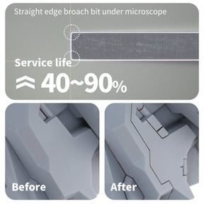 Straight Edge Broach Engraving Knife & Step Scraper for Model Builder