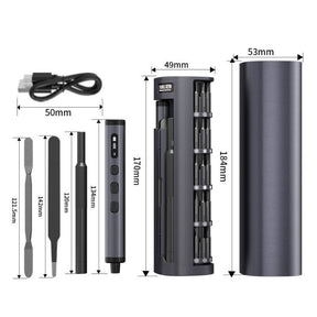 Hanboost 78 in 1 Precision Electric Screwdriver Set with Rotating Book Spine Storage Box Design for Reparing Laptop, Phone, Camera, Watch, and Drone