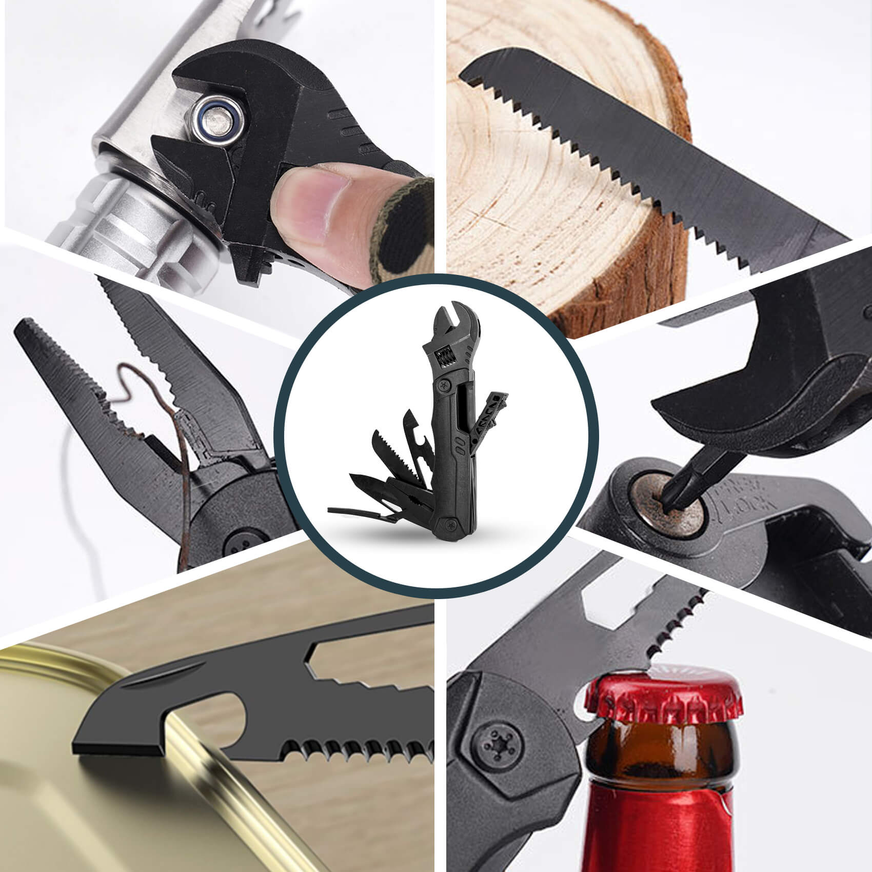 Hanboost M2 Multi-functional Adjustable Wrench 19 In 1