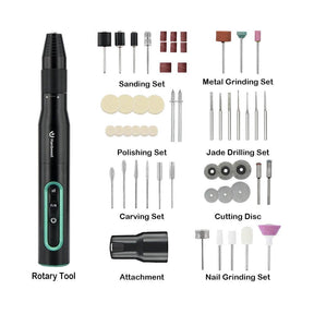 Hanboost S2 Electric Cordless Rotary Tool Kits for DIY Maker & Craftsmen