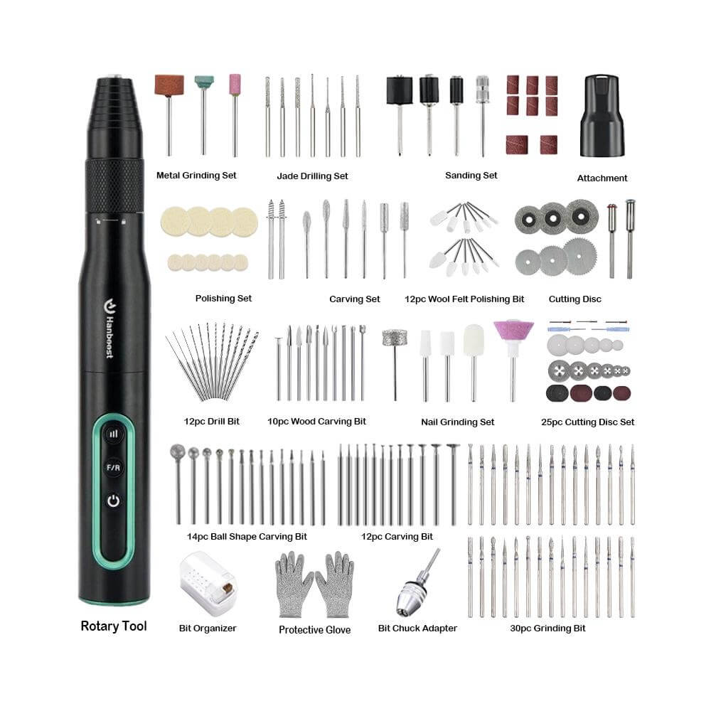 Hanboost S2 Electric Cordless Rotary Tool Kits for DIY Maker & Craftsmen