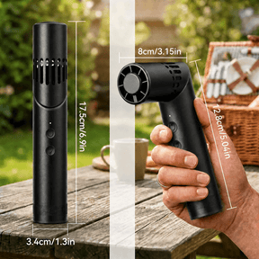 Hanboost 2 In 1 Foldable Handheld Fan