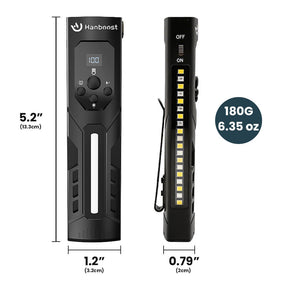 Hanboost 7 In 1 Multifunctional EDC Flashlight for Outdoor Camping