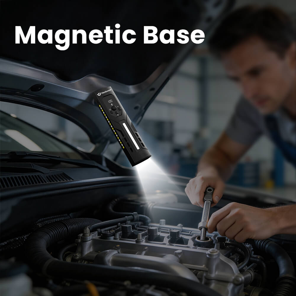 Hanboost 7 In 1 Multifunctional EDC Flashlight for Outdoor Camping