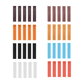 Hanboost 5pc Ceramic Fiber Oil Stone Whetstone Strips for Deburring, Smoothing and Polishing