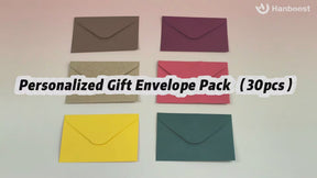 Hanboost 30pc Personalized Gift Envelope Pack for Laser Engraving & DIY Crafts