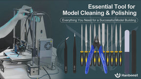 Hanboost 3D Print Accessory Kit for Cleaning, Finishing 3D Prints Model