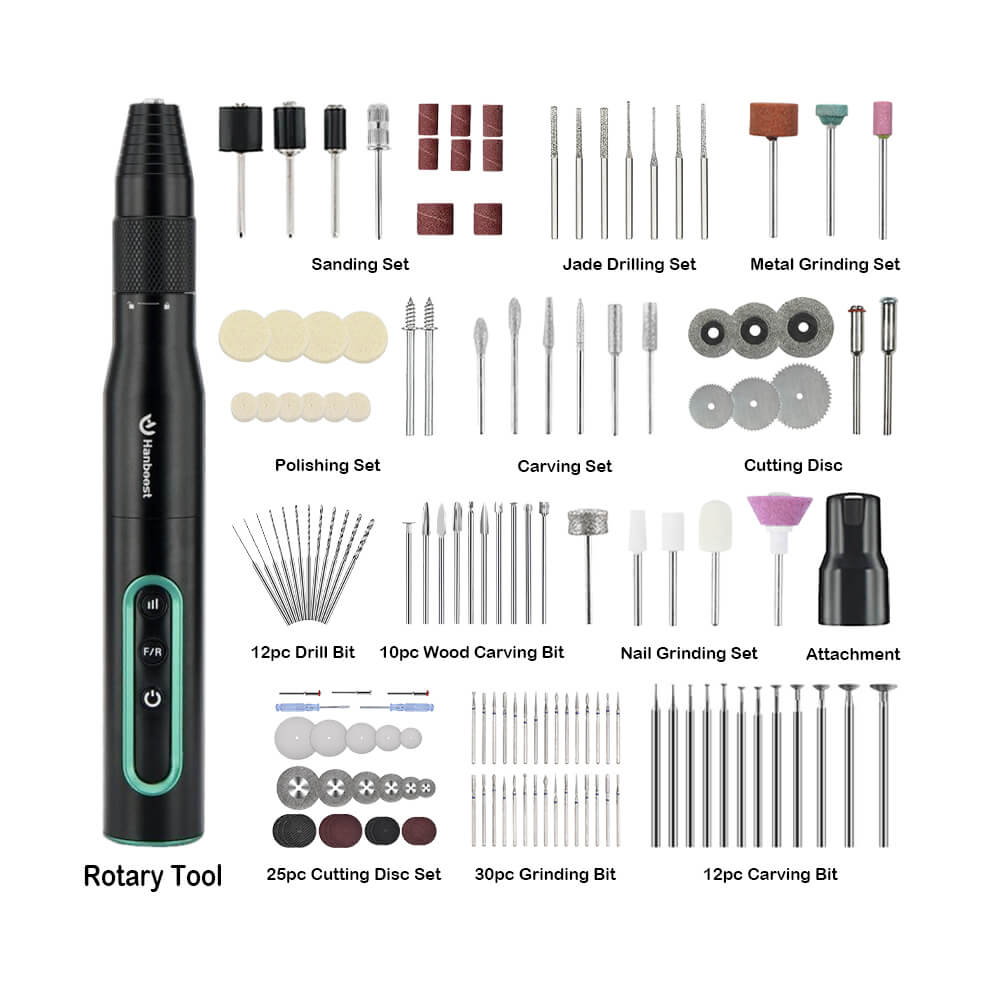 Hanboost S2 Electric Cordless Rotary Tool Kits for DIY Maker & Craftsmen