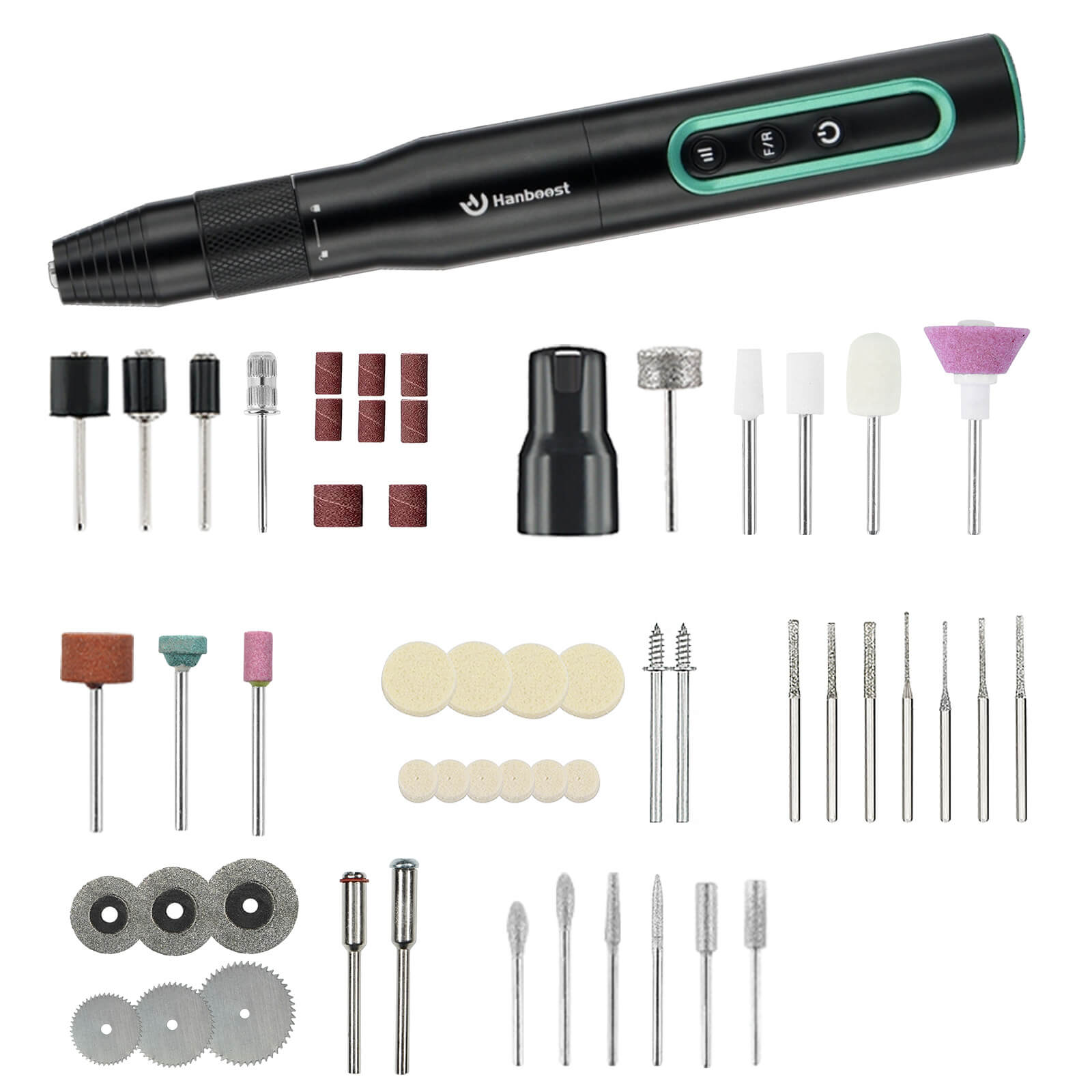 Hanboost S2 Electric Cordless Rotary Tool Kits for DIY Maker & Craftsmen